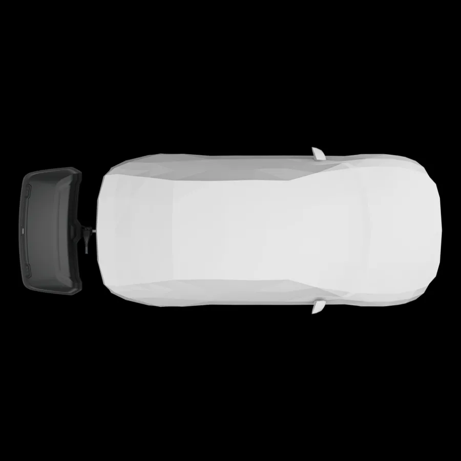 Bagagliere Da Gancio Di Traino*Thule Arcos Box L Nero
