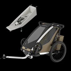 Pacchetti Rimorchio Per Bici|Pacchetti Rimorchio Per Bici*Thule Chariot Cross 2 single infant bundle Cachi sbiadito