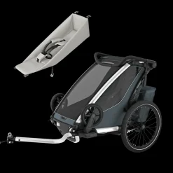 Pacchetti Rimorchio Per Bici|Pacchetti Rimorchio Per Bici*Thule Chariot Cross 2 single infant bundle Ardesia scura