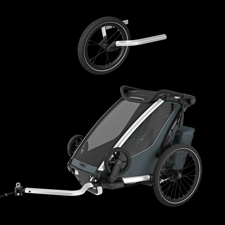 Pacchetti Rimorchio Per Bici|Pacchetti Rimorchio Per Bici*Thule Chariot Cross 2 single jogging Bundle Ardesia scura
