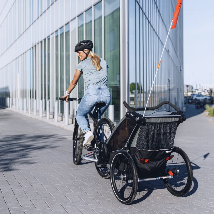 Rimorchi Per Bici Per Bambini|Rimorchi Per Bici Per Bambini*Thule Chariot Lite single Agave