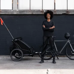 Rimorchi Per Bici Per Bambini|Rimorchi Per Bici Per Bambini*Thule Chariot Sport 2 single Nero