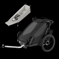 Pacchetti Rimorchio Per Bici|Pacchetti Rimorchio Per Bici*Thule Chariot Sport 2 single infant bundle Nero