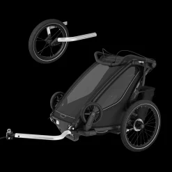 Pacchetti Rimorchio Per Bici|Pacchetti Rimorchio Per Bici*Thule Chariot Sport 2 single jogging Bundle Nero