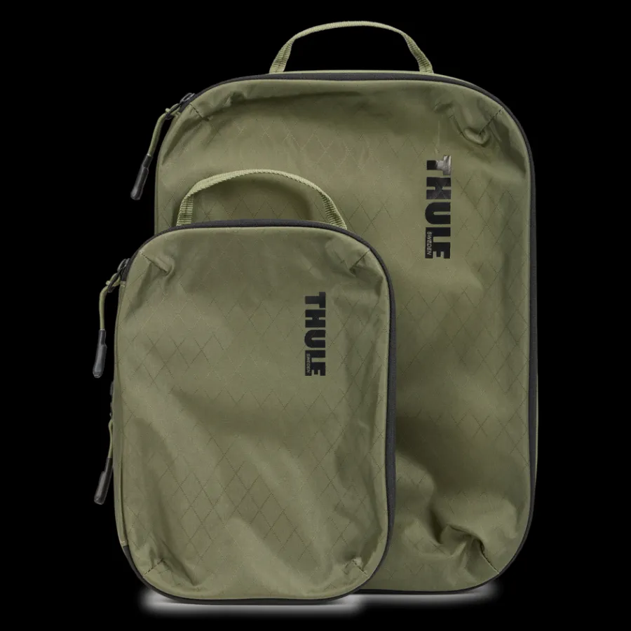 Scomparti A Cubo E Cartelline Da Viaggio*Thule compression cube set Verde chiaro
