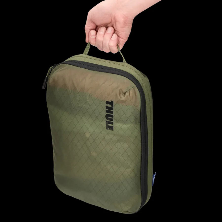 Scomparti A Cubo E Cartelline Da Viaggio*Thule compression packing cube Verde chiaro
