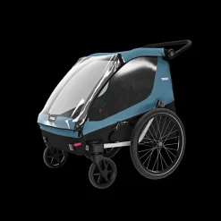 Rimorchi Per Bici Per Cani|Rimorchi Da Bici Per Carichi*Thule Courier Blu egeo