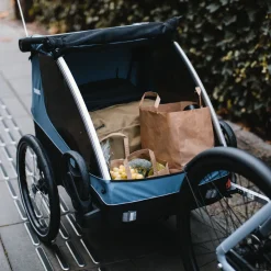 Rimorchi Per Bici Per Cani|Rimorchi Da Bici Per Carichi*Thule Courier Blu egeo