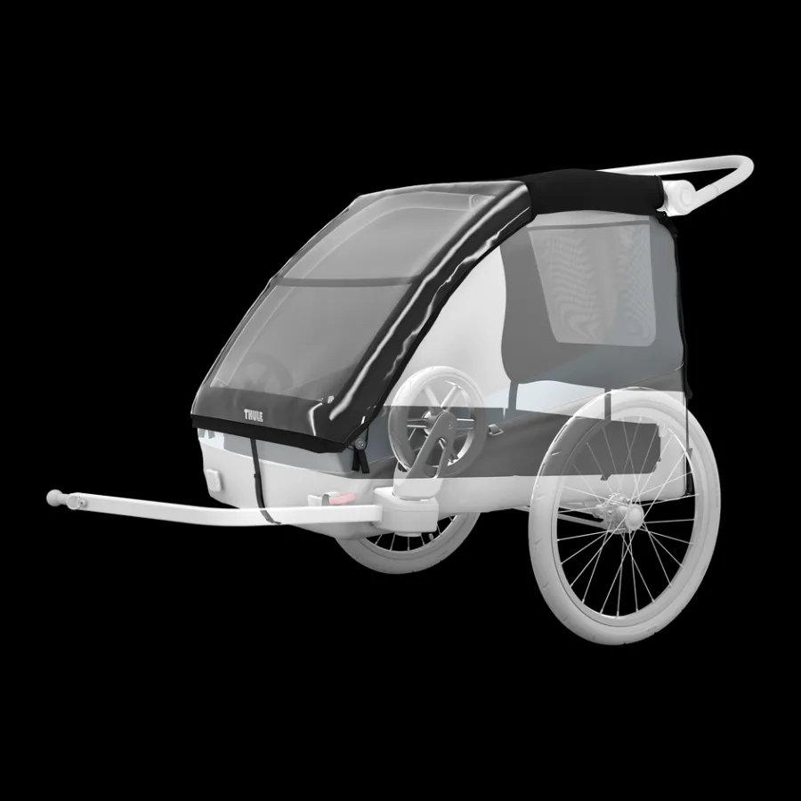 Rimorchi Per Cane|Rimorchi Per Bici Per Cani*Thule Courier dog trailer bundle Blu egeo