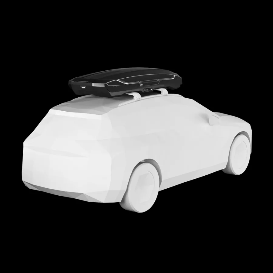 Box Da Tetto*Thule Motion 3 XXL Low Nero lucido