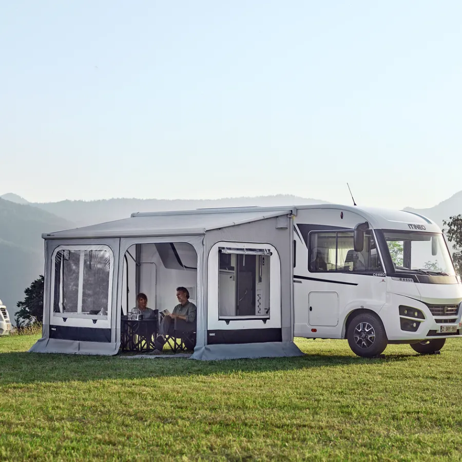 Tende Per Camper*Thule Panorama Nero/grigio/bianco