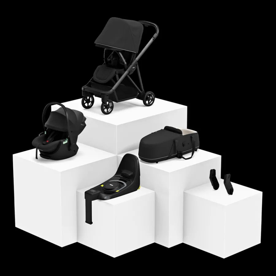 Pacchetti Passeggino*Thule Shine travel system bundle Nero su nero