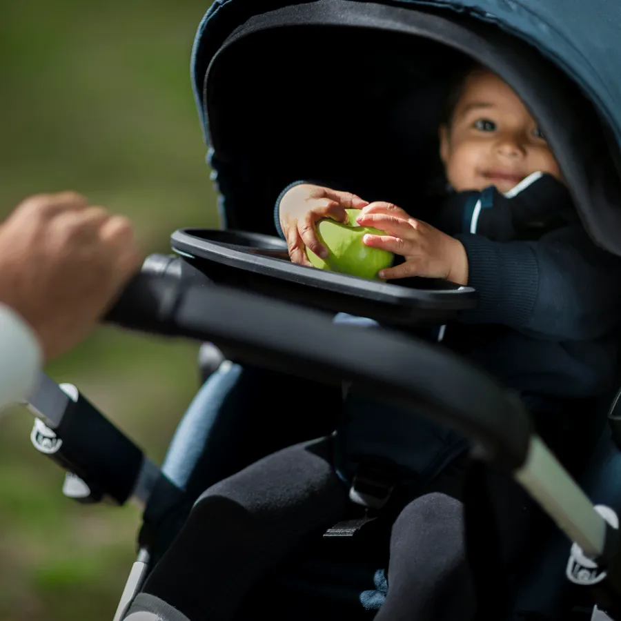 Passeggini Gemellari|Passeggini Combinati*Thule Sleek Midnight black on black