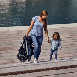 Passeggini Compatti*Thule Spring Beige morbido su nero