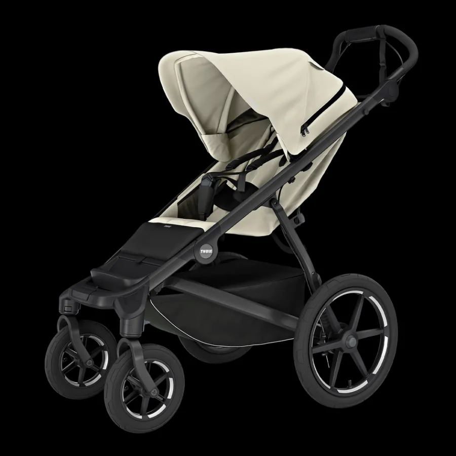 Pacchetti Passeggino*Thule Urban Glide 4-wheel baby bundle Beige morbido su nero