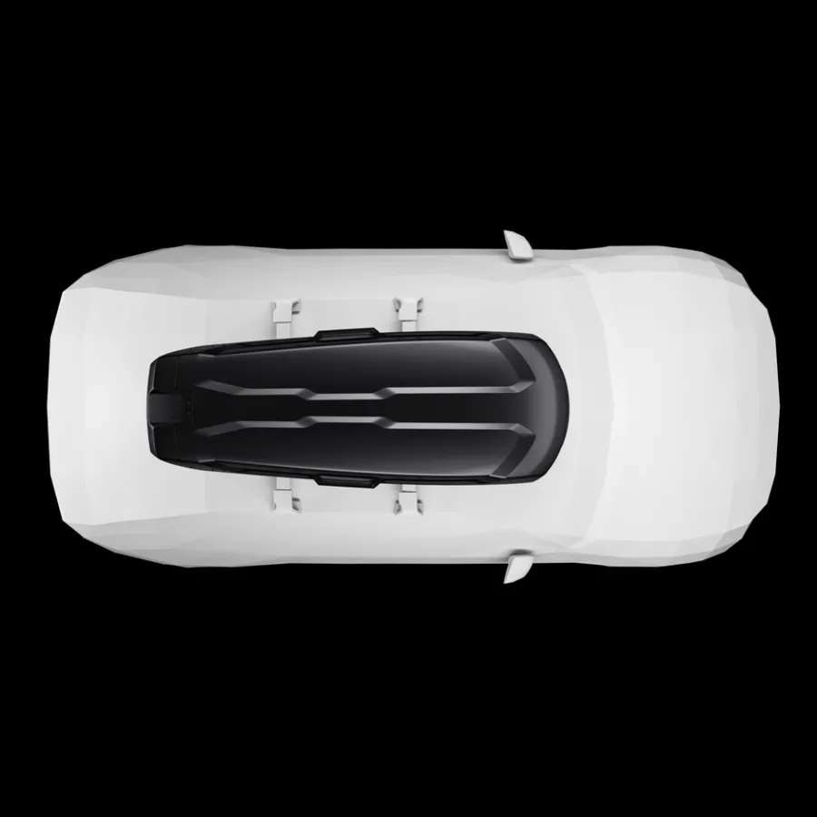 Box Da Tetto*Thule Vector L Nero metallizzato