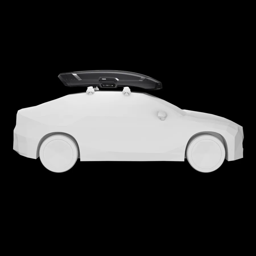 Box Da Tetto*Thule Vector M Nero metallizzato